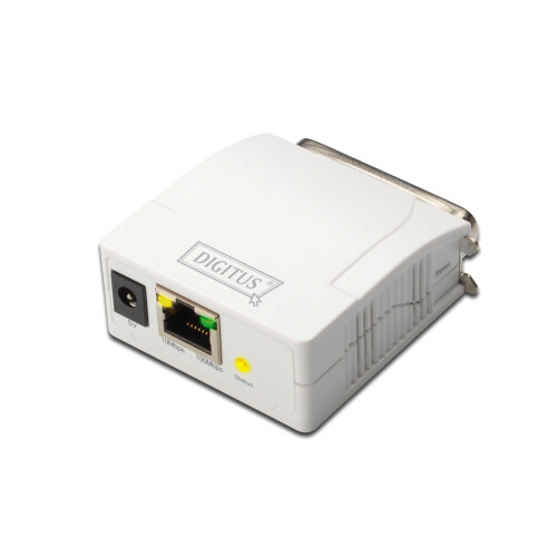 Fast Ethernet-printerserver, parallel