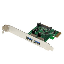STARTECH PCI Express (PCIe) naar 2 USB 3.0-poorten met UASP - SATA-voeding - 2 USB poort(en)