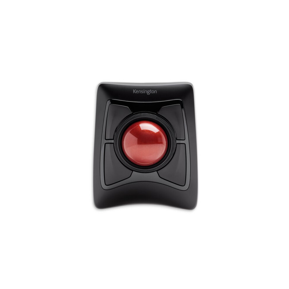 Kensington Expert Mouse Wireless Trackball - Bluetooth and USB, Ambidextrous, DiamondEye Tracking, Scroll Ring, 4 Buttons, Detachable Wrist Rest