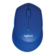 LOGITECH M330 Silent Plus Silent Mouse - Sem fio - Azul