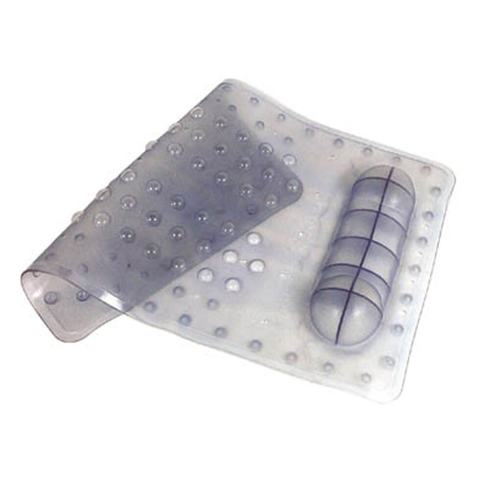Premier Housewares Vinyl Bath Mat Clear