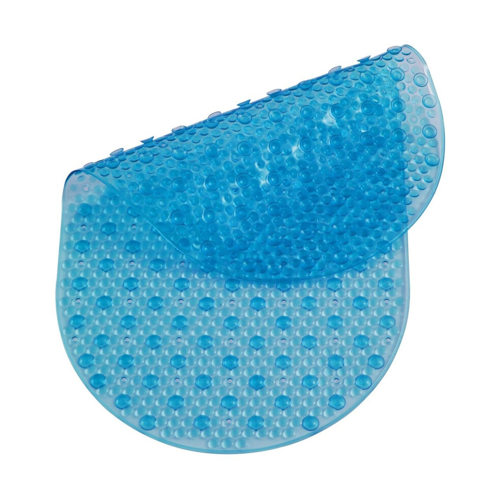 PVC Bath Mat, Blue