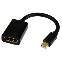 StarTech.com 6in Mini DisplayPort to DisplayPort Video Cable Adapter - M/F