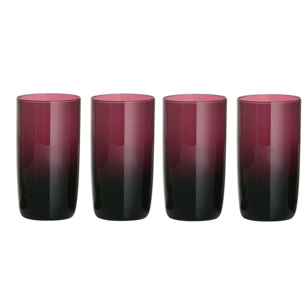 Hi Ball Glasses - Purple, Set of 4