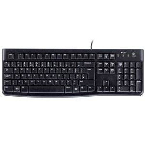 Logitech K120 USB QWERTY UK English Black keyboard