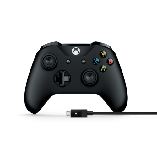 Refurbished Xbox Microsoft 4N6-00002 Gamepad PC,Xbox One Black gaming controller