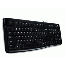 Logitech K120, US USB QWERTY US International Black keyboard
