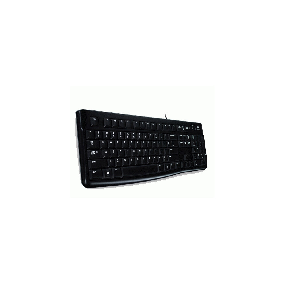 Logitech K120, Us Usb Qwerty Us International Keyboard Black 5099206021334