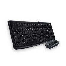 Logitech MK120 USB QWERTY Pan Nordic Black