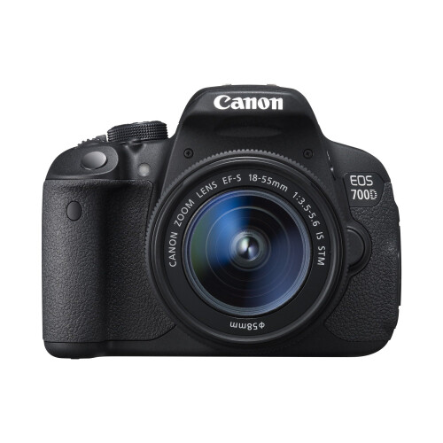 Canon Canon EOS 700D + EF-S 18-55mm, 18 MP CMOS ανάλυση 5184  3456 εικονοστοιχεία, Μαύρο