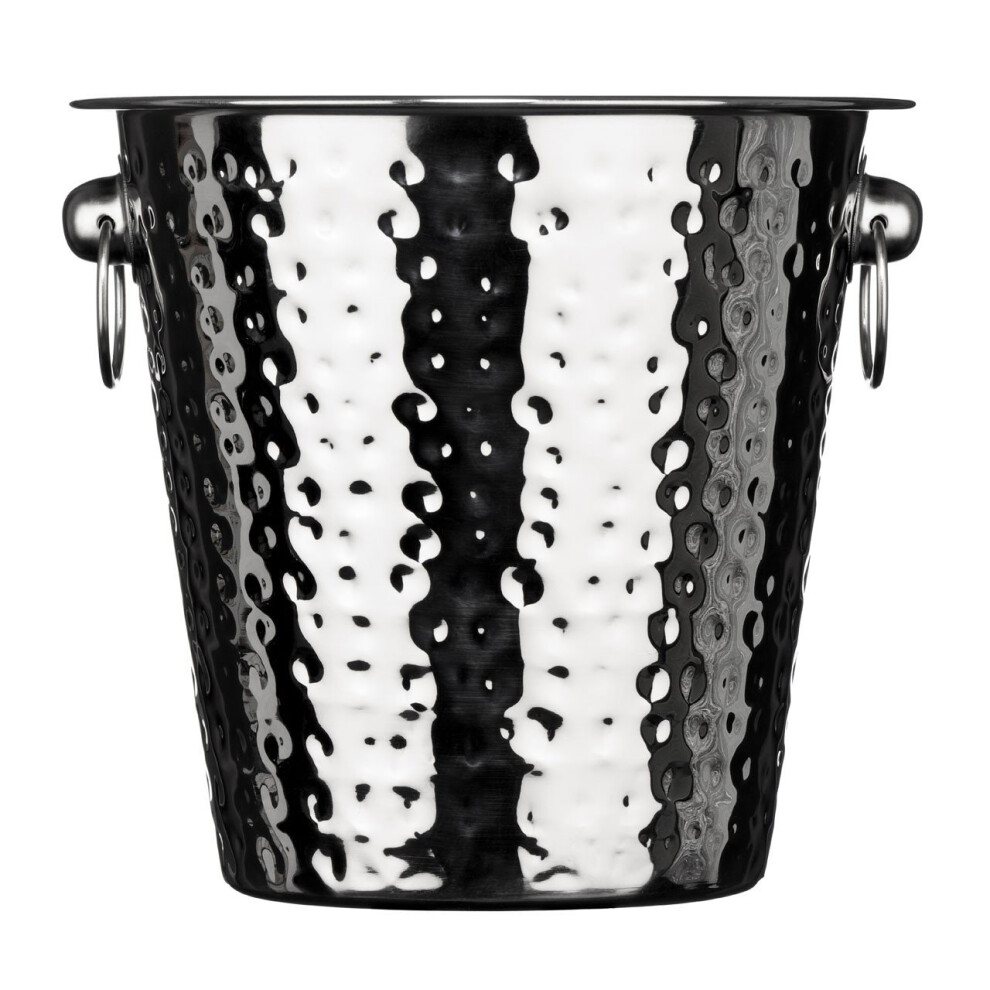 Hammered Stainless Steel Champagne Bucket