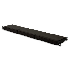 Painel de Patch - DIGITUS - 24 Ports CAT 6a - Blindado - 0.5U - Capuchões antiferrugem