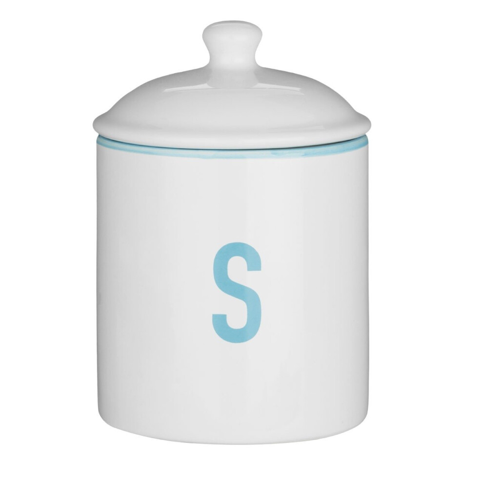 Premier Housewares Functional Design Sugar Canister, Chic Design Dolomite Canister, Durable Canister For Storing Ingredients
