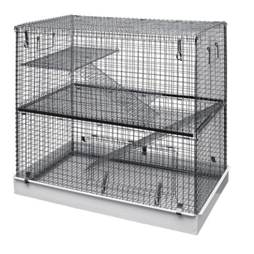 Lazy Bones 2 Tier Rodent Cage 2 Storey Rat Cage on OnBuy