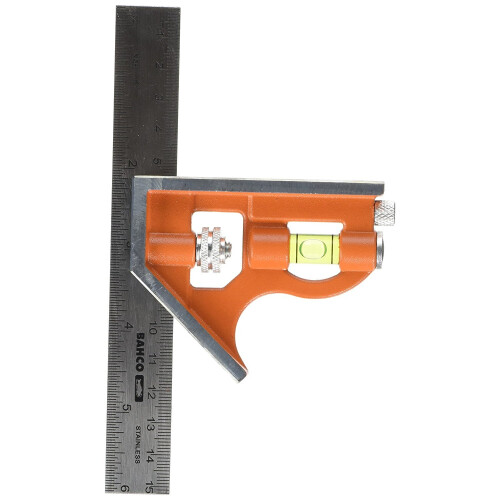 Bahco Bahco Metric / Imperial Markings Die-cast Combination Square CS150
