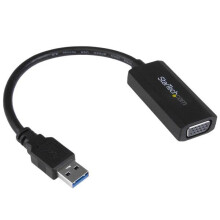Adaptador de video USB 3.0 a VGA de StarTech.com - Tarjeta gráfica externa con instalación de controlador integrada - 1080p (USB32VGAV)