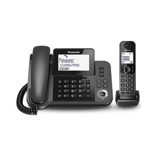 Panasonic Panasonic KX-TGF320E DECT Caller ID Black telephone