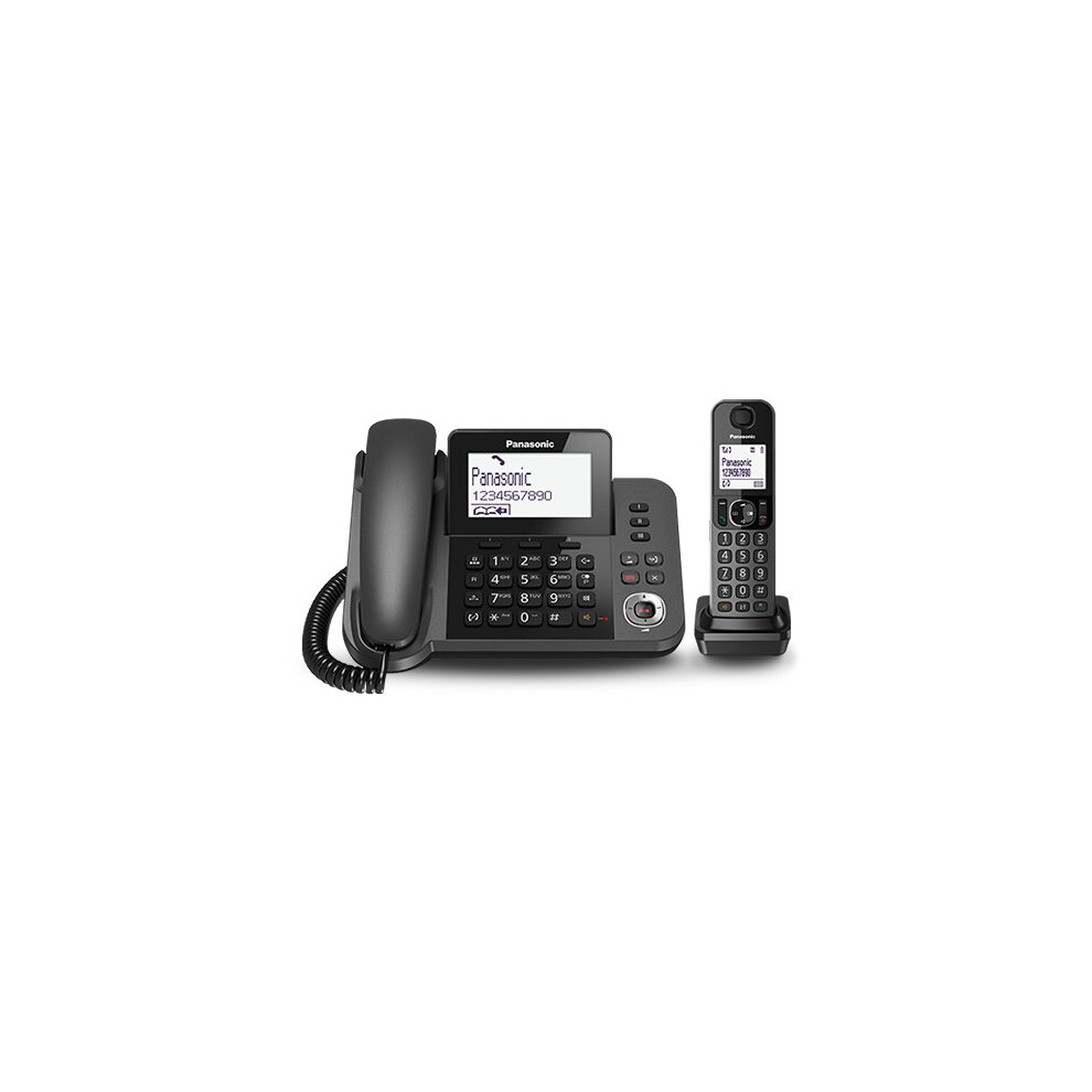 Panasonic KX-TGF320E DECT Caller ID Black telephone
