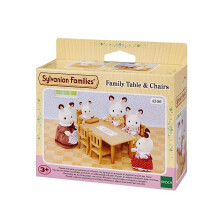 Family Table & Chair Set (4506): 1 Table, 1 Baby Chair, 4 Chairs - Spacious Family Dining Convenience