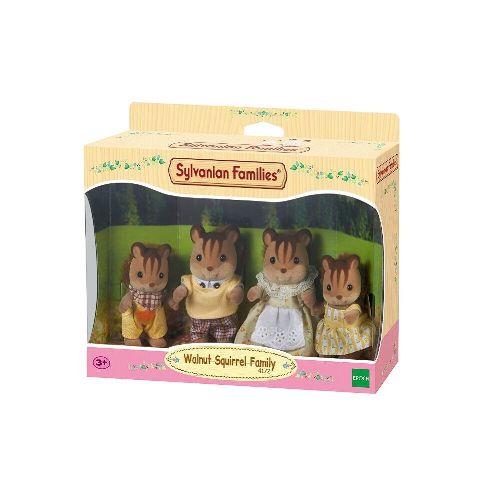 Sylvanian Families Walnut Squirrel Family