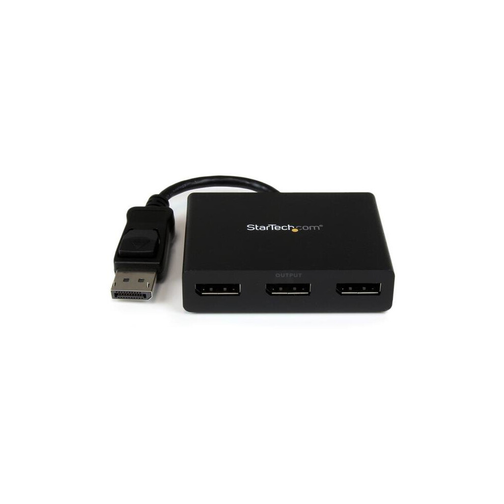 Startech.com Displayport To Displayport Multi-Monitor Splitter - 3-Port Mst Hub