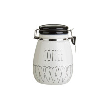 Chic Design Coffee Canister, Functional Design Dolomite Canister, Durable Canister For Storing Ingredients