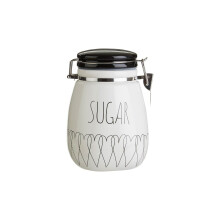 Functional Design Sugar Canister, Chic Design Dolomite Canister, Durable Canister For Storing Ingredients