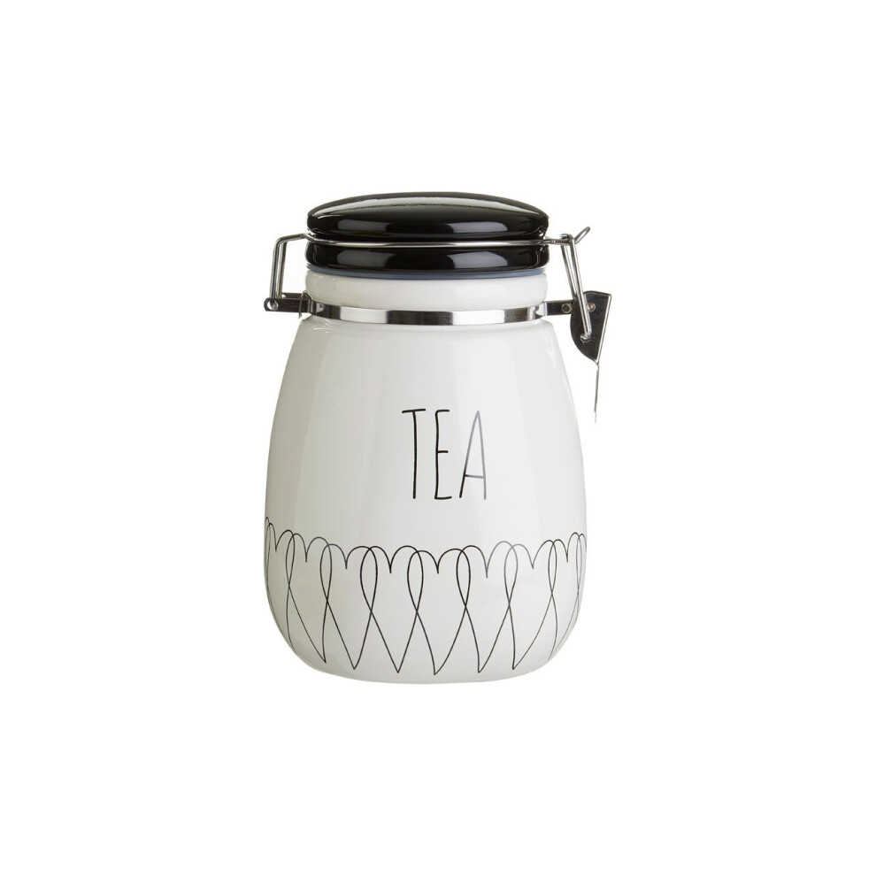 Maison by Premier Heartlines Tea Canister