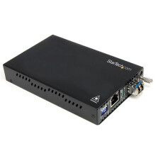 Convertisseur Ethernet Gigabit sur Fibre Optique MultiMode LC - STARTECH - ET91000LC2 - 1000 Mb/s - 550m