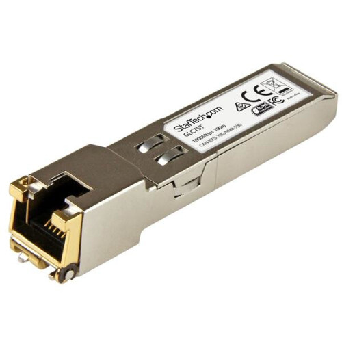StarTech.com Transceiver SFP - STARTECH - GLC-T - RJ45 - 1000Base-T - Rame