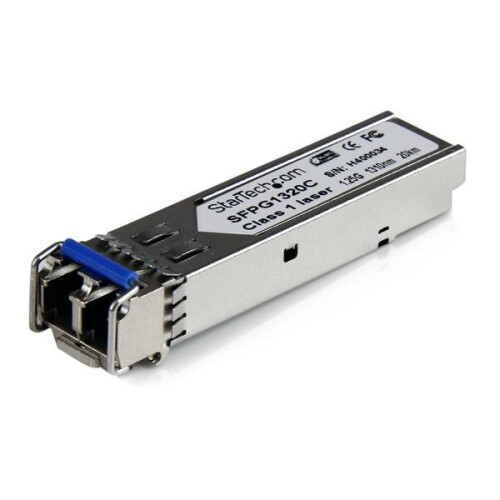 StarTech.com SFP Mini-GBIC Glasfaser-Transceiver Monomode LC Gigabit, DDM - kompatibel mit Cisco - 20 km