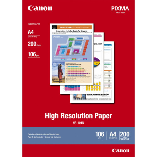 Canon Papier Haute Résolution HR-101 - CANON - A4 - 200 feuilles