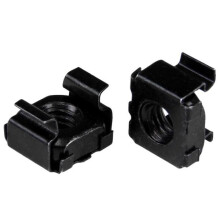 StarTech.com Dadi a gabbia M5 - Confezione da 50 - Nero - Dadi a gabbia di montaggio M5 per rack e armadi per server (CABCAGENUTSB)