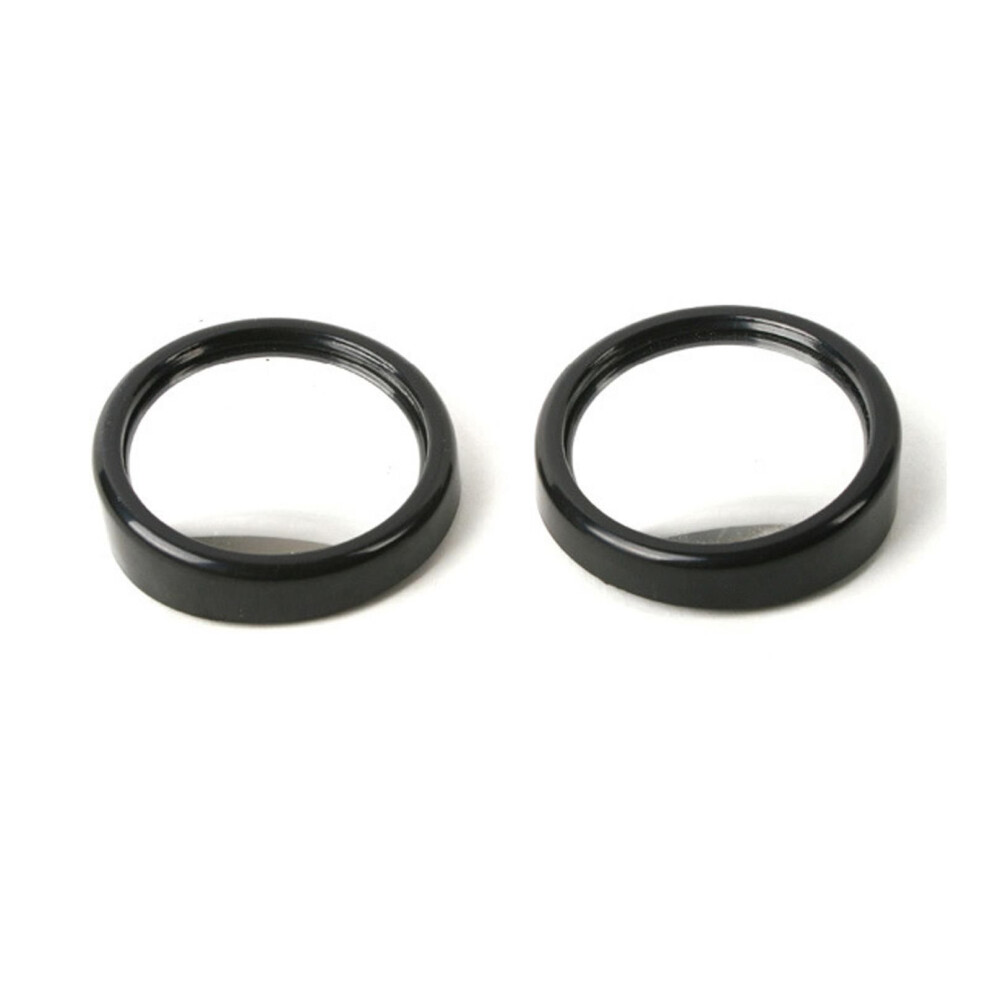 2 x Car Side Blind Spot Convex Mirror Glasses Rear View Wide Truck Vehicle Black