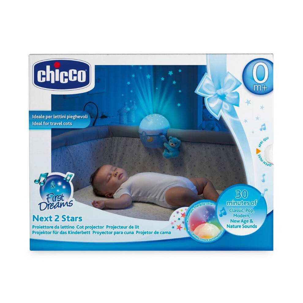 Chicco Blue Next2 Stars | Baby Night Light & Projector