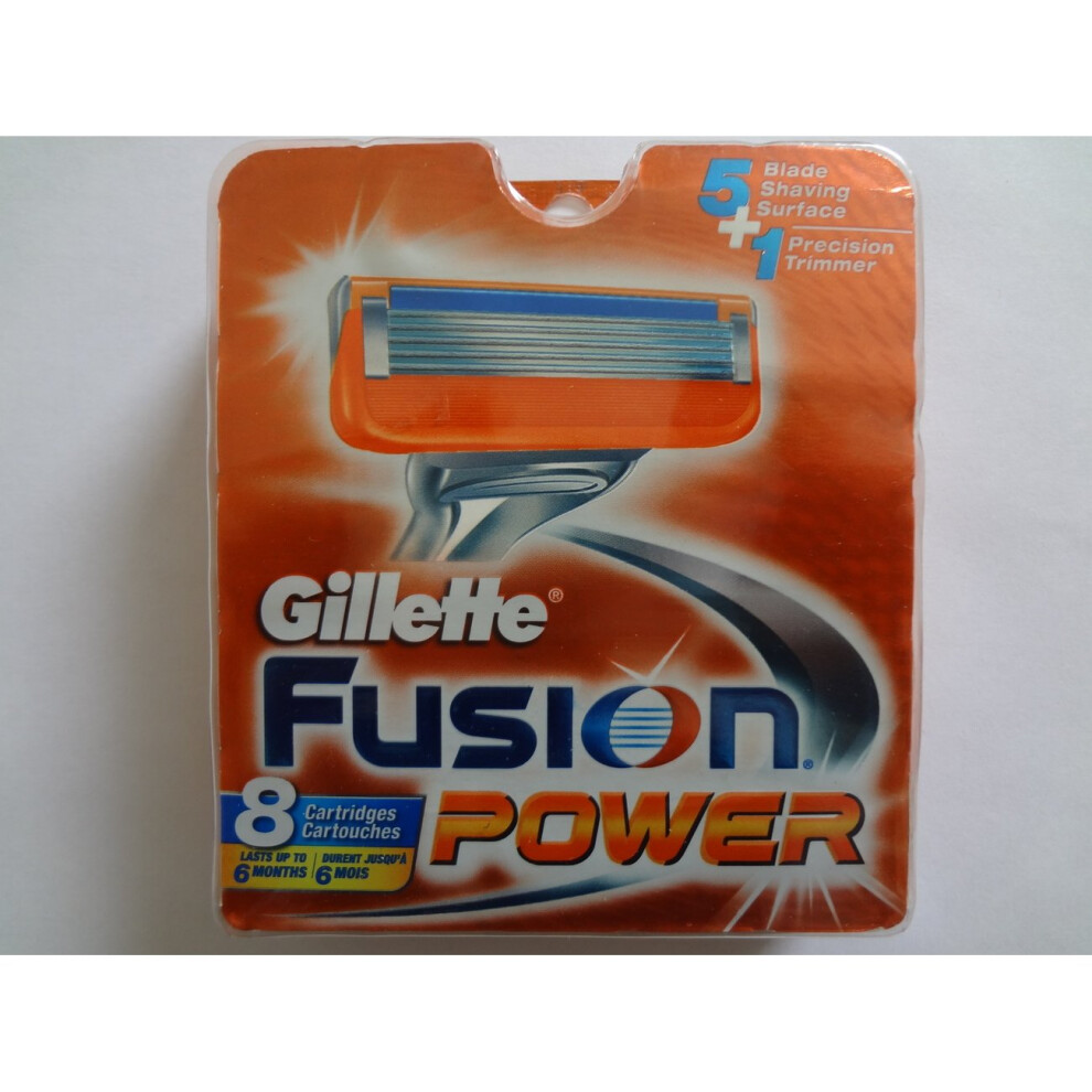 Gillette Fusion Power Refill Cartridges (8 Pack)