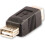 Lindy USB A/B USB A USB B Black cable interface/gender adapter 1