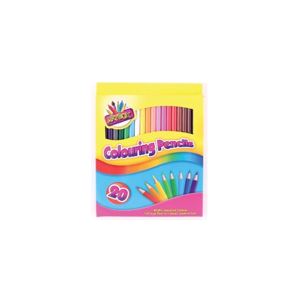 ARTBOX COLOURING PENCILS PACK OF 20 ASSORTED COLOURS