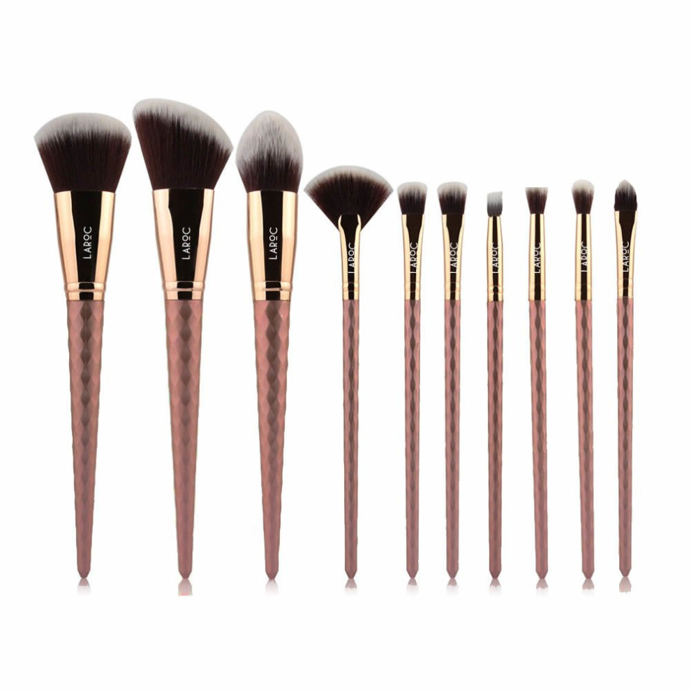 Makeup Brushes, LaRoc, 10pc - Complete Face Set