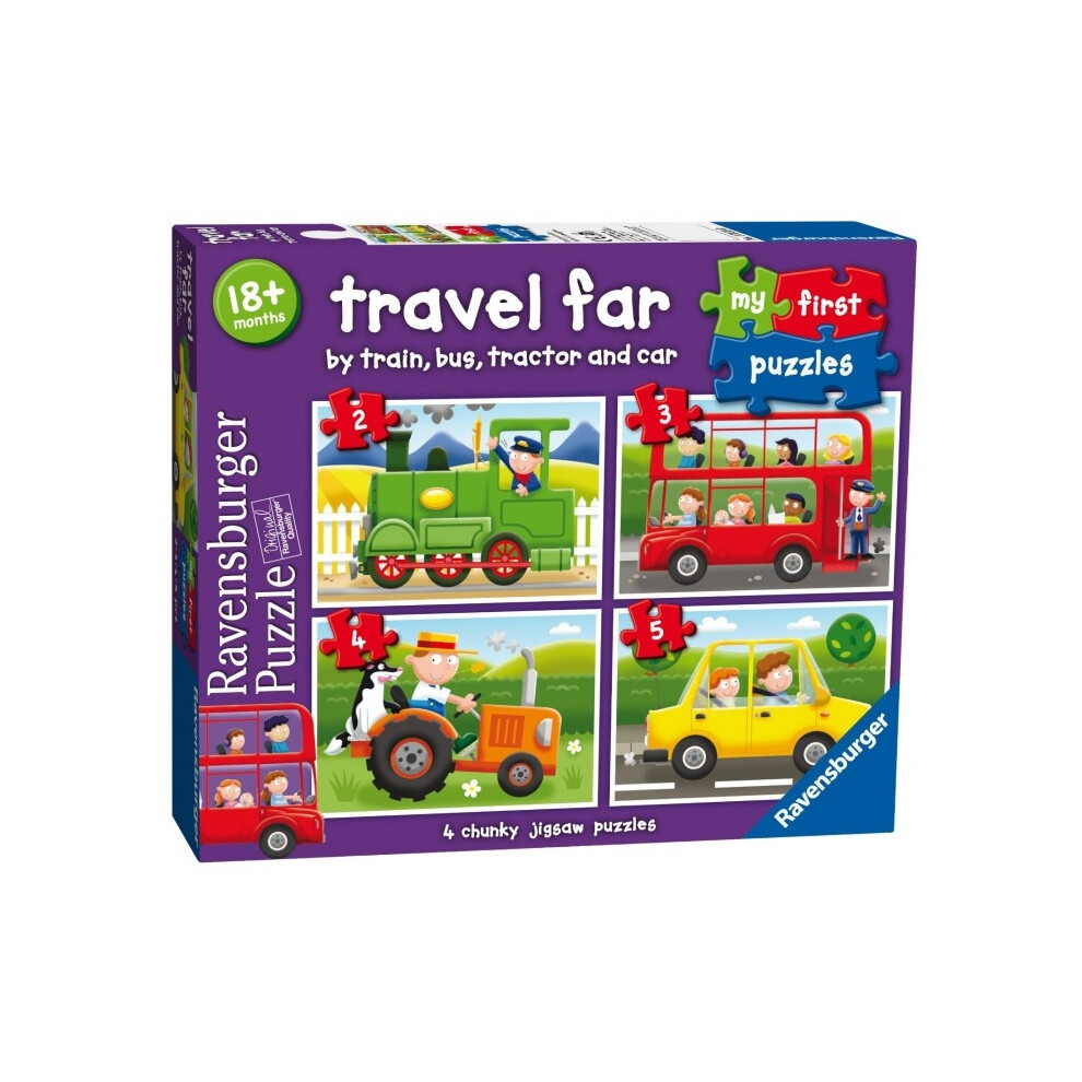 4 Jigsaw Puzzles - Travel Far