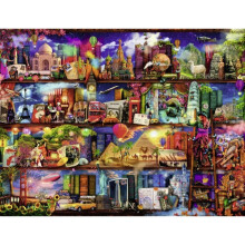 Ravensburger World of Books Puzzle 2000-teiliges Puzzlespiel | Hochwertige Stcke | Blendfreie Oberflche | Przise Passform | Tolles Geschenk fr
