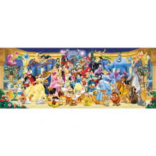 Ravensburger 1000pc Disney Panoramic Jigsaw Puzzle - Mickey Mouse Scene, 98 x 37.5 cm, for Ages 15+