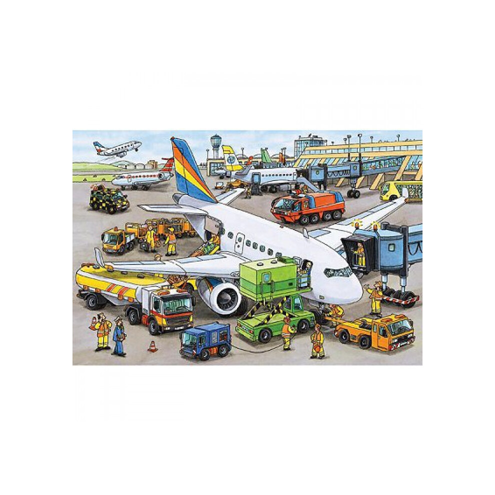 Jigsaw Puzzle - 35 Pieces - Airport Activities