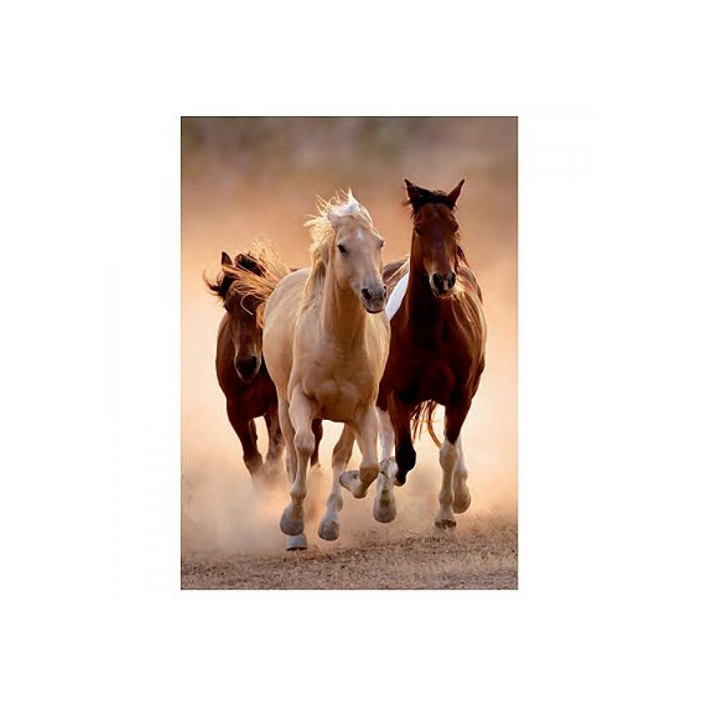Clementoni Jigsaw Puzzle - 1000 Pieces - Wild Horses Galloping