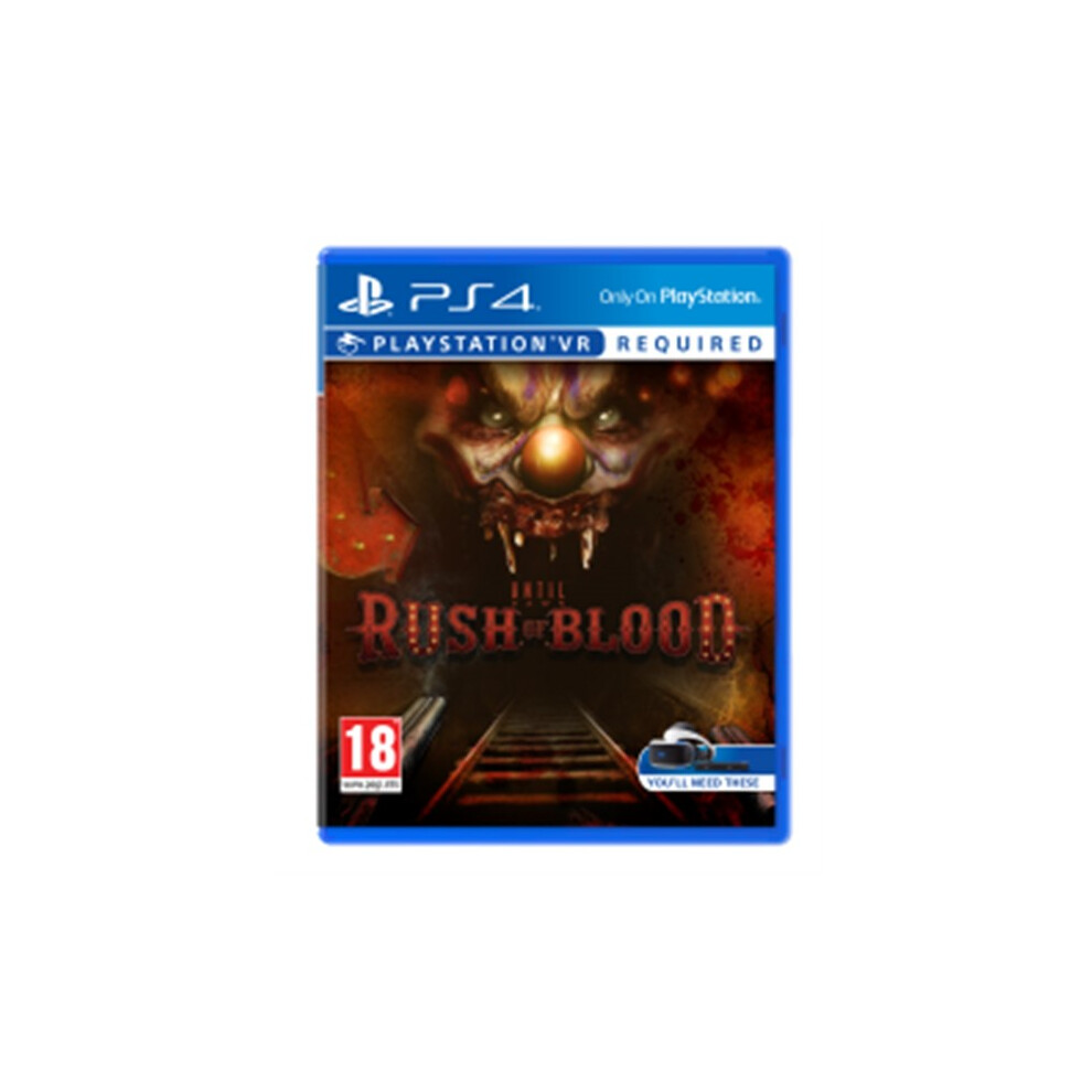 Until Dawn Rush Of Blood PS4 (PSVR REQUIRED)