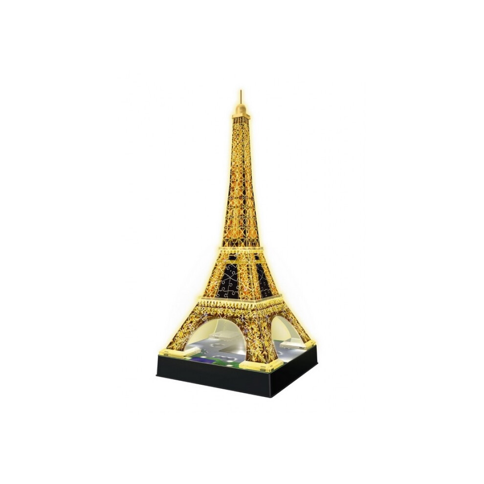 Ravensburger 3D Puzzle - Eiffel Tower By Night, With Led