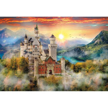 Puzzle Castello di Neuschwanstein - Clementoni - 2000 pezzi - Architettura e monumento