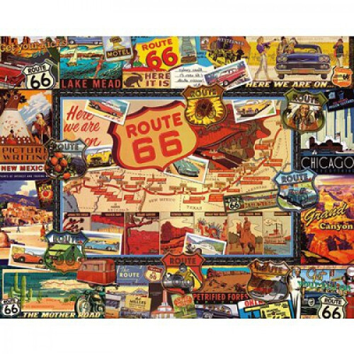 WHITE MOUNTAIN Jigsaw Puzzle - 1000 Pieces - Route 66
