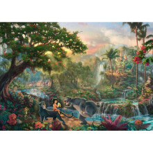 1000 palan palapeli - SCHMIDT SPIELE - Thomas Kinkade Studios - Disney Viidakkokirja - 1000 kpl