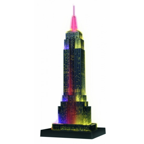 Ravensburger 3D Puzzle with LED - Empire State Building by Night - Jigsaw Puzzle